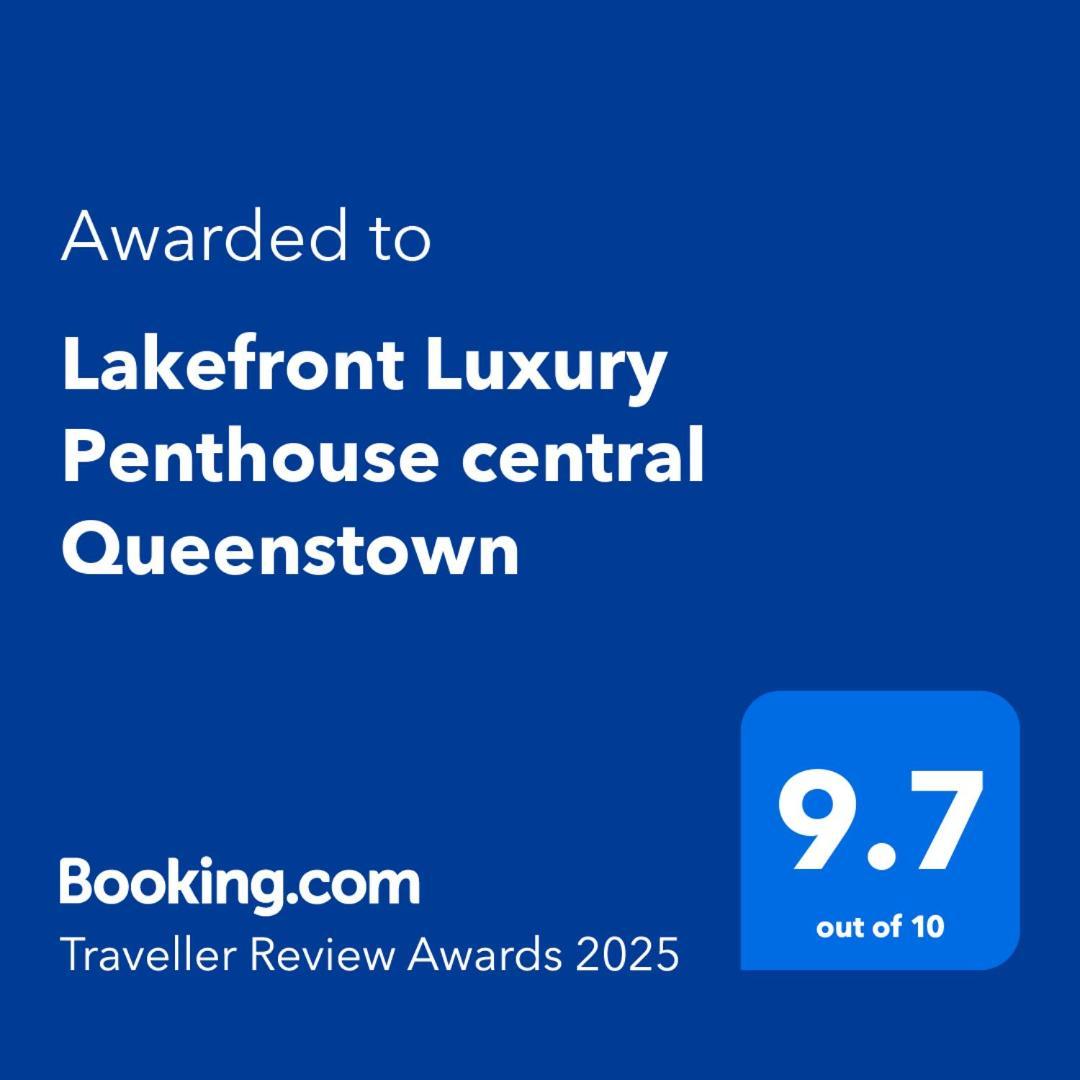 Lakefront Luxury Penthouse Central Queenstown Extérieur photo